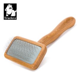 Combs Truelove Pet Square Head Curved Comb Stainless Steel Dog and Cat Accessories for Safe Gentle DIY Grooming TLK20131