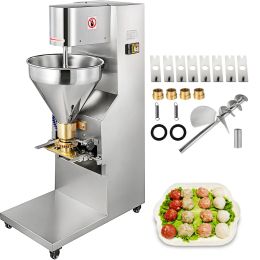 Processors VEVOR 1100W Electric Meatball Forming Making Machine 280 Pcs/Min Stainless Steel 4 Caster Wheels Kitchen Appliance Commercial