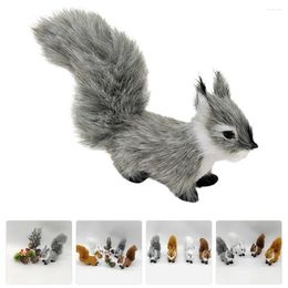 Garden Decorations Decor Decorative Squirrel Figurine Ornaments Toy Animal Sculpture Decors