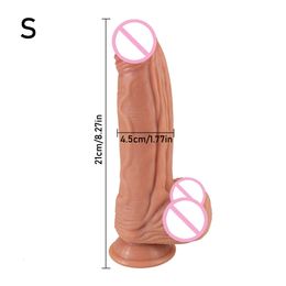 Soft Skin Feeling Liquid Silicone Huge Dildos With Suction Cup Big Dick Realistic Muscles Large Phallus Sex Toys For Women