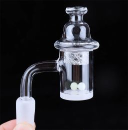 Smoking Quartz Banger with Carb Cap Terp Pearls 10mm 14mm 18mm Male Female For Bongs Rigs ZZ