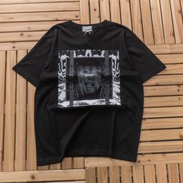 Black T-Shirt Men Women Heavy Fabric Cotton Streetwear Oversized T Shirt Casual Fashion Tee Top With Tags