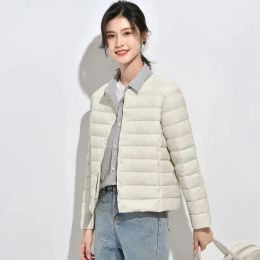 Coats Women's Ultralight Thin Down Jacket 2023 Autumn Winter Lightweight Portable Down Coat 90% White Duck Down Warm Puffer Jackets