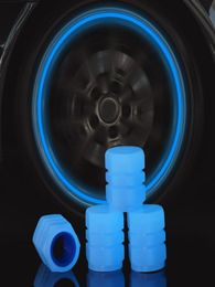 Universal Luminous Tyre Valve Cap Car Wheel Hub Glowing Dustproof Decorative Tyre Rim Stem Covers Applicable Motorcycle Bike1575968