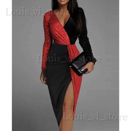 Basic Casual Dresses Plus Size Formal Occas Long Dress for Women Clothing 2023 Autumn Skirt for Female Evening Party Vestidos Oversized Elegant Dress T240227