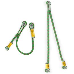 22kn Braided Prusik Cord Loop Sewn Eye to Y V shaped rescue fall protection Safety Lanyard Protection Point Rope 240223