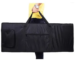 Bags Multi Functional 76 Key Instrument Universal Oxford Cloth Electronic Organ Waterproof Cover Black Keyboard Bag Travel Thickened