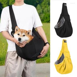 Dog Carrier Pet Sling Bag For Small Carriers Outdoor Travel Backpack Breathable Portable Reversible Cat