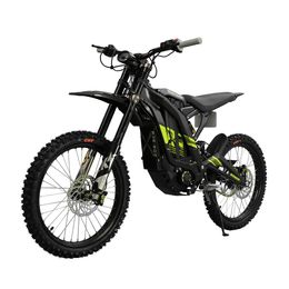 Free Shipping Sur Ron Light Bee Electric Dirt Bike 6000W Middle Drive 60V/40Ah Lithium Battery 250Nm 270mm Ground Clearance 25/75km/h Speed Full Rear Oil Brakes Ebikes