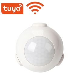 Detector TUYA Smart Wifi PIR Motion Sensor Builtin battery Alarm Passive Infrared Detector For Home Automation Home Alarm System Tuya