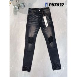 Purple Jeans Amirs Jeans Designer Puple Jeans Mens Skinny Jeans Luxury Designer Denim Pant Distressed Ripped Biker Black Blue Jean Slim Fit Motorcycle 571