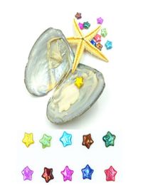 2018 novas ostras com estrela edison pérolas contas 810 mm multicoloridas pérolas de água doce para presente diy joias embaladas a vácuo inteiras 2881426
