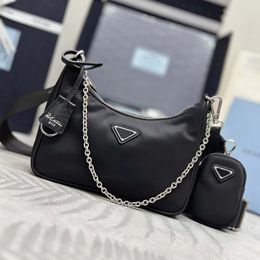 Tasarımcı çanta hobo 3 adet çanta çapraz cüzdan satış omuz çantası çanta bayan bayan yüksek kaliteli zincir tuval moda çantası