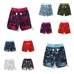 Designer Shorts mens Shark Trend Camouflage Pattern Mens Short Beach Pants Brand Sports Gym Mesh Sportswear Quick Drying Swimwear