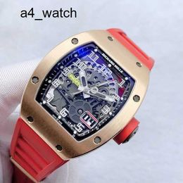 Timeless Watch Elegance Wristwatch RM Wrist Watch Series Hollow Date Display 48*40mm RM029 Rose Gold Hollow