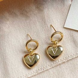 Stud Lovely earring Designer earrings for women 18K gold silver Stud Earrings letter Ear lift Luxury Jewellery Valentine wedding girls 2024 new