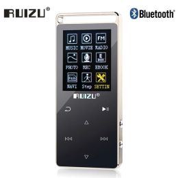 Player RUIZU D01 Bluetooth MP3 Player 8GB Touch Screen 1.8 Inch Portable Music MP3 Player With Voice recorder FM EBook Video Clock