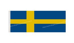 Sweden Flags National Polyester Banner Flying 90 x 150cm 3 5ft Flag All Over The World Worldwide Outdoor can be Customized5799278