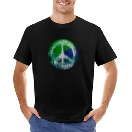 Men's Tank Tops Green Purple Peace Sign T-Shirt Blondie T Shirt Tshirts For Men