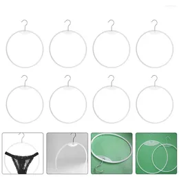 Hangers 10 Pcs Bikini Hanger Bathing Suit Circle-shape Belt Drying Racks Stainless Steel Shelf Round Child Swimming