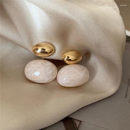 Dangle Earrings 2024 Sweet Lovely Exquisite Oil Drip Elegant Fashion Luxury Pearl Temperament Women's Drop Jewellery