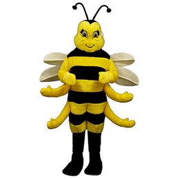 2024 Halloween ROYAL BEE Mascot Costume Fancy Party Dress Cartoon Character Carnival Xmas Easter Advertising Birthday Party Costume