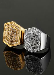 Retro Man Hiphop Cubic Zirconia Rings High Quality Brass Paved Micro CZ Stone Finger Ring Hipster Nightclub Jewellery Accessories5973711