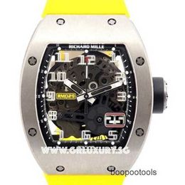 Richardmill Watches Automatic Chronograph Ristwatches Swiss Made Richadmill Titanium Supe Lage Date Refeence Rm029 Ao Ti NO22