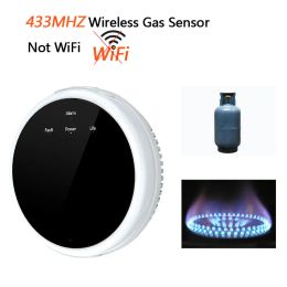 Detector Wireless Gas detector 433MHz Gas Leak Sensor Combustible Methane Propane Butane Natural for Home Security Burglar Alarm System