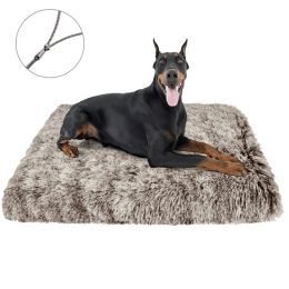 Mats New With ZippeSoft Dog Pad Plush Square Kennel Cat Pad Pet Sofa Bed Pet Supplies Washable Large DogBed Sofa Bed Portable Pet Bed