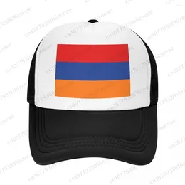 Berets Armenia Flag Mesh Baseball Cap Summer Outdoor Men Women Fashion Sport Hats Hip Hop Trucker