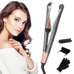 Irons Ceramic Hair Curler Straightener 2 IN 1 Heating Curling Iron 13 Temperature Intelligent Hair Iron Curlers Wave Hair Style Tools