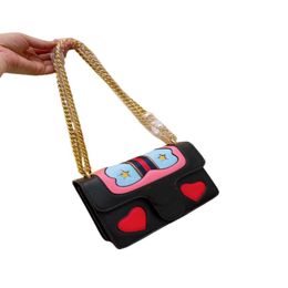 New version love double hearts women Shoulder Bags selling special counter quality Fashion Shopping Satchels crossbody messeng2381