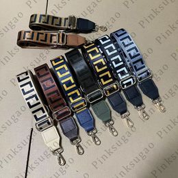 Pink sugao shoulder straps handbags straps crossbody tape high quality canvas straps for women bags shoulder belt 9 color choose 240127-10