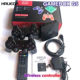 Consoles G5 S905X Retro Video Game Box 4Core CPU Over 10Simulators DualSyste 4K Super HD Video Game Consolem TV Box