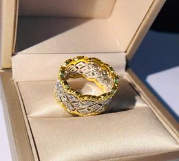 Group of Zircon Stars Ring Crown Shape Geometric Wavy Jewellery Men Punk Style Fashion Engagement Wedding Rings for Women Q07087508443