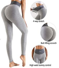 Tight Yoga Pants Women Fitness Mesh Leggings Outfit Fashion Sport Workout Patchwork High Waist Elastic Push Up Legging Gym Activew7130769