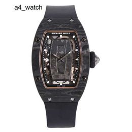 Racing Watch Unisex Wristwatch RM Wrist Watch Series RM07-01 Carbon Fiber Titanium Metal Fashion Women's Watch