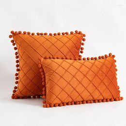 Pillow 2024 Nordic Retro Ear Living Room Sofa Solid Colour Tassel Without Core Bed Big Waist Back Office Chair