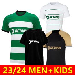 23 24 sporting CP Lisboa soccer jerseys Lisbon Jovane Sarabia Vietto COATES ACUNA home away 2023 2024 football shirt Men Kids