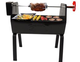Expert Grill Charcoal Portable Rotisserie BBQ 240223