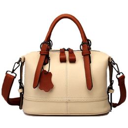 Natural cowhide women handbag genuine leather bags ladies big shoulder handbags fashion women messenger bags casual tote sac345w