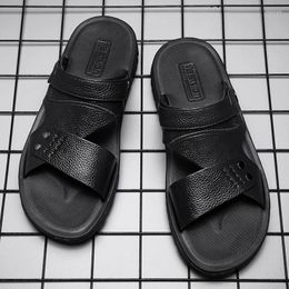 Sandals Fashion Men Casual Shoes Size 38-45 2024 Brand Classic Men's Summer Outdoor Slippers Lightweight Sandal