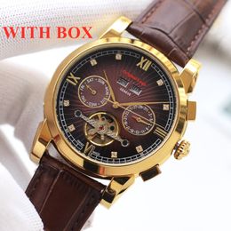 Hot Sale Montre Original Classic Tourbillon Luxury Men Watches Waterproof 42mm Wristwatches Mirror Quality Automatic Mechanical Movement Designer Mens Watch