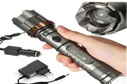 UltraFire Torches 2000 lumens Flashlights XM-L T6 LED Zoomable Zoom Flashlight Torch with AC Charger/Car Charger4443787