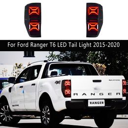 Rear Lamp Streamer Turn Signal Indicator For Ford Ranger T6 LED Tail Light Assembly 15-20 Taillight Brake Running Parking Lights