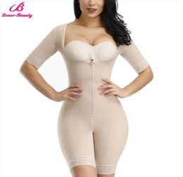 LoverBeauty Women Slimming Underwear Full Body Shaper Tummy Control Waist Trainer Postpartum Recovery Butt Lifter Shapewear 201101762503