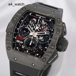 Highend Wrist Watch Leisure Wristwatch RM Watch RM11-02 Ti Machinery 50*42.7mm Titanium Alloy