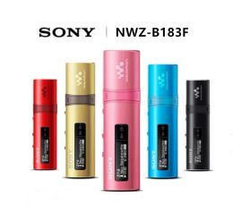 Player Originele Sony NWZB183F B183F Flash MP3 Speler met Ingebouwde FM Tuner (4 GB)met headset