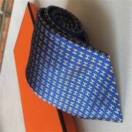 New Neck Ties Designer Silk Necktie black blue Jacquard Hand Woven for Men Wedding Casual and Business Necktie Fashion Neck Ties Box 78991